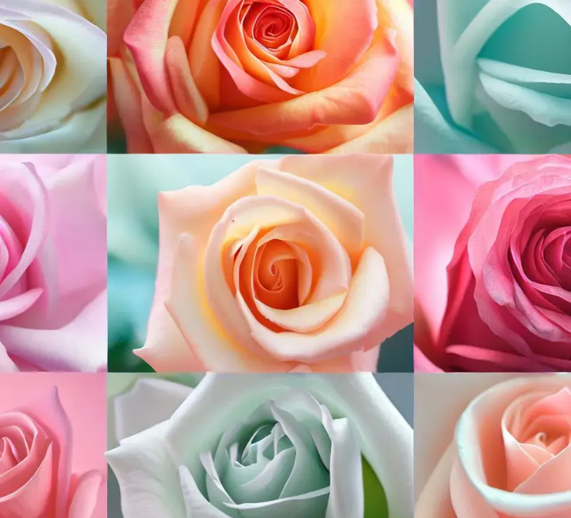 What colors do roses come in naturally